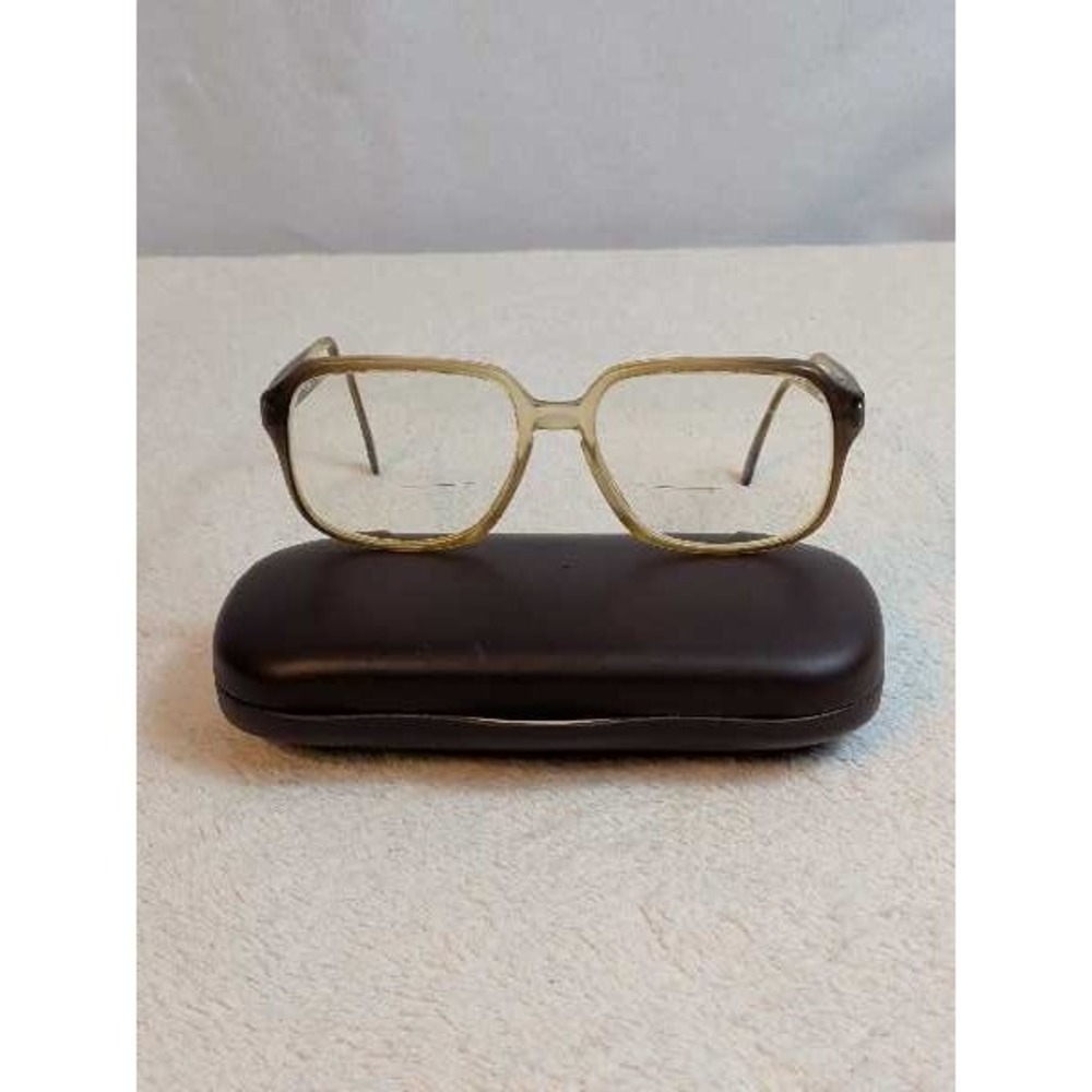 Rodenstock Eyeglasses 5475 Vintage Gold Brown Tortoise Rimless Glasses w Case